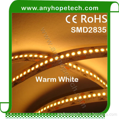 CE and RoHS SMD 2835 4620Lm 240leds/M led flexible stripe lighting